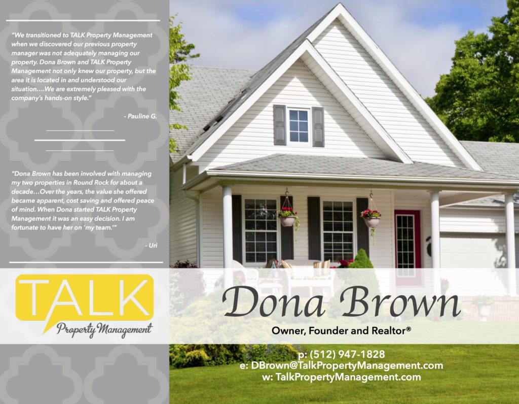 Pg 1 rofessional Portfolio Property Management - Dona Brown